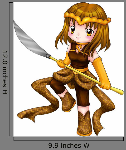 Chibi Style Illustration Warrior