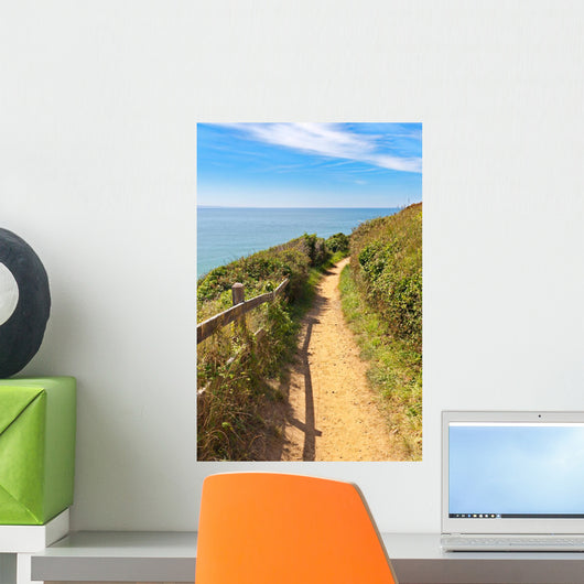 Path along Coastline Carteret Wall Mural