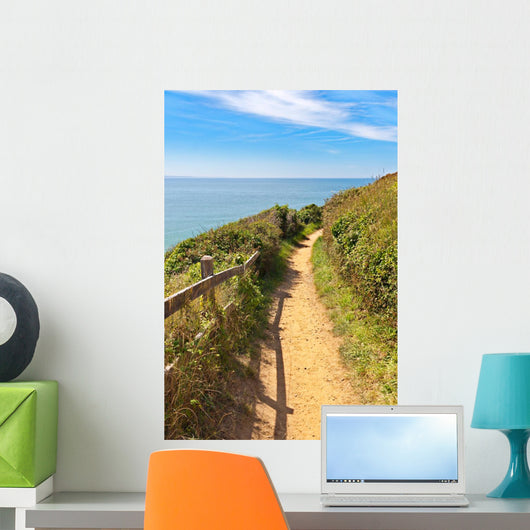 Path along Coastline Carteret Wall Mural