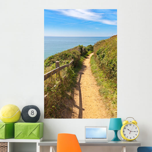Path along Coastline Carteret Wall Mural