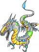 Robot Cyborg Dragon Vector Wall Mural