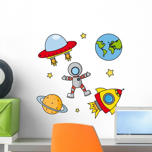 Icons Space Wall Mural