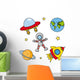 Icons Space Wall Mural