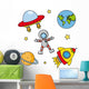 Icons Space Wall Mural