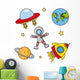 Icons Space Wall Mural