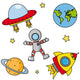 Icons Space Wall Mural