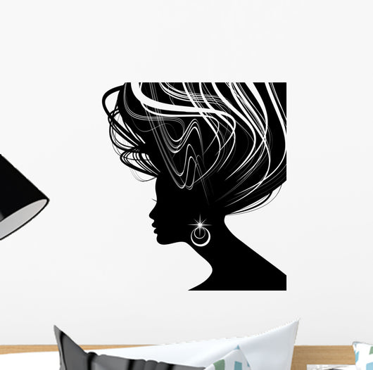 Woman Face Silhouette with