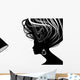 Woman Face Silhouette with