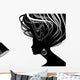 Woman Face Silhouette with