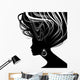 Woman Face Silhouette with