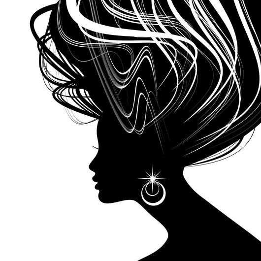 Woman Face Silhouette with