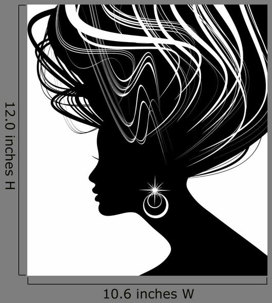 Woman Face Silhouette with