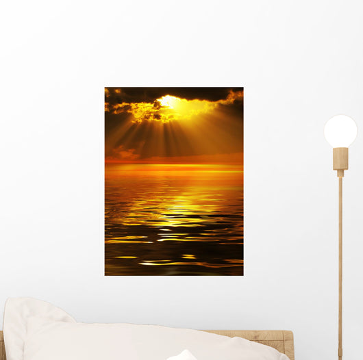 Solar beams Wall Mural