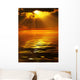 Solar beams Wall Mural
