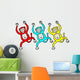 Happy Monkeys Wall Mural