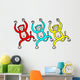 Happy Monkeys Wall Mural