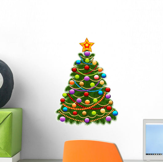 Christmas Tree Decorated with
