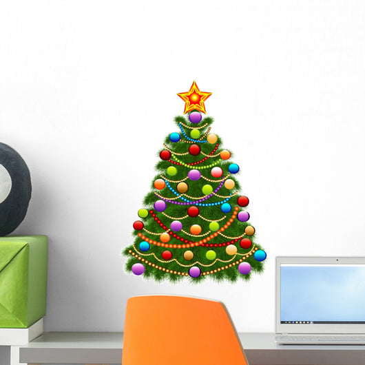 Christmas Tree Decorated with