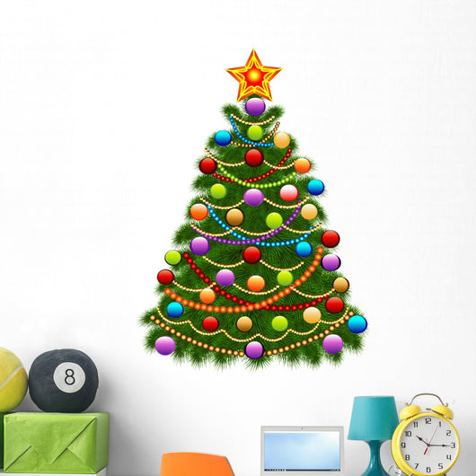 Christmas Tree Decorated with