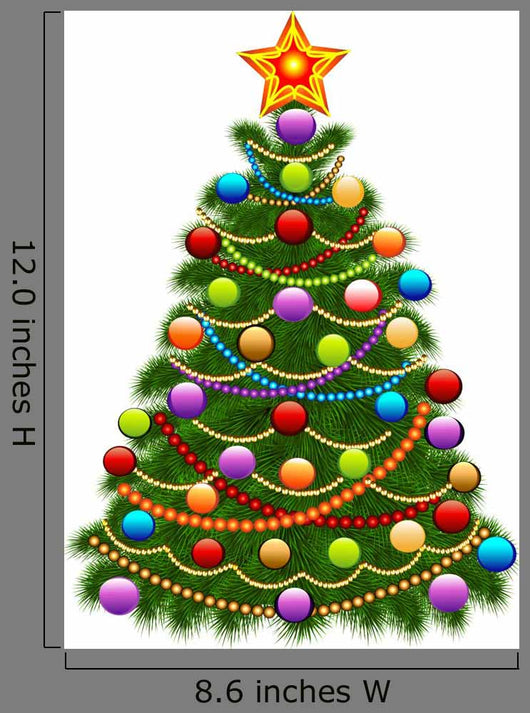 Christmas Tree Decorated with