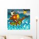 Pirates Sea Illustration for
