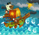 Pirates Sea Illustration for