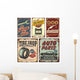 Vintage Car Metal Signs