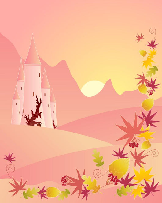 Autumn Castle Wall Mural