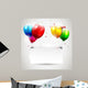Modern birthday background with place for text Wall Mural