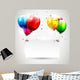 Modern birthday background with place for text Wall Mural