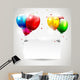 Modern birthday background with place for text Wall Mural