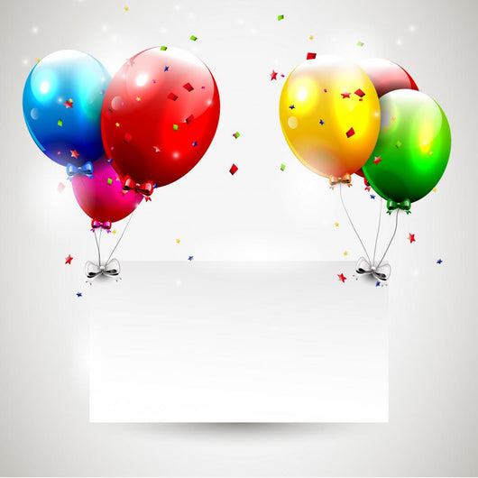 Modern birthday background with place for text Wall Mural