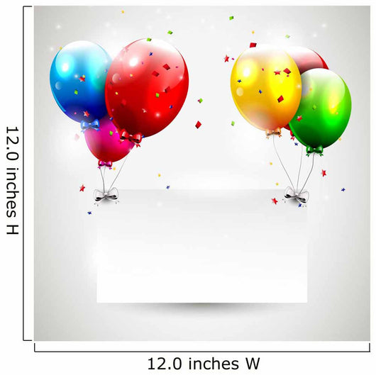 Modern birthday background with place for text Wall Mural