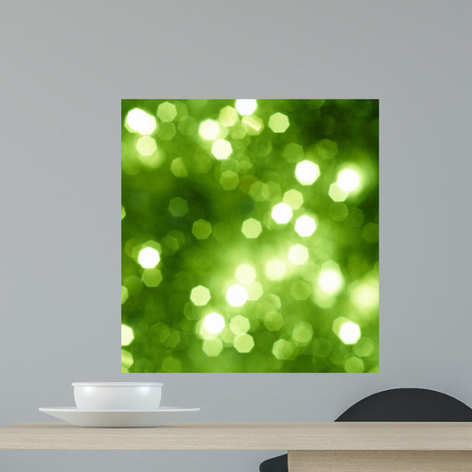 Abstract Green Glitter Christmas