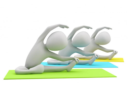 People Doing Yoga Exercises Wall Decal