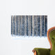 Snowy birches Wall Mural