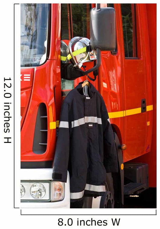 Firefighter Clothing Wall Mural