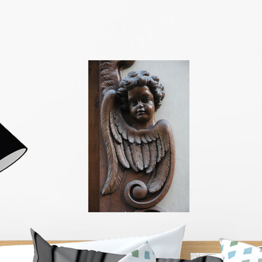 Detail of Paris door Wall Mural