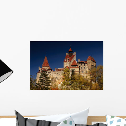 Bran Castle Autumn Landscape