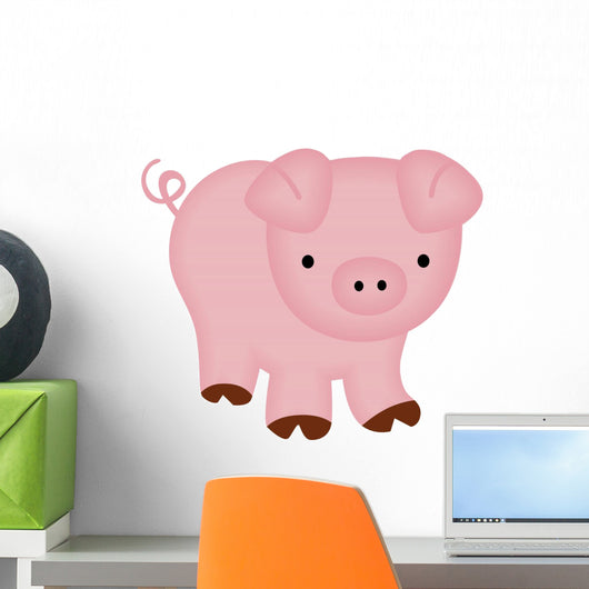 Cute Piggy Wall Decal