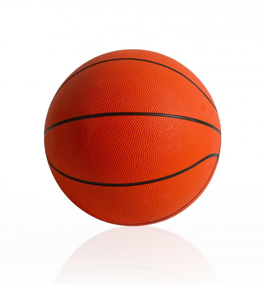 Basket and basketball the world favorite sports isolated Wall Decal