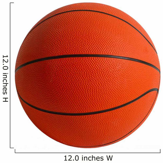 Basket and basketball the world favorite sports isolated Wall Decal