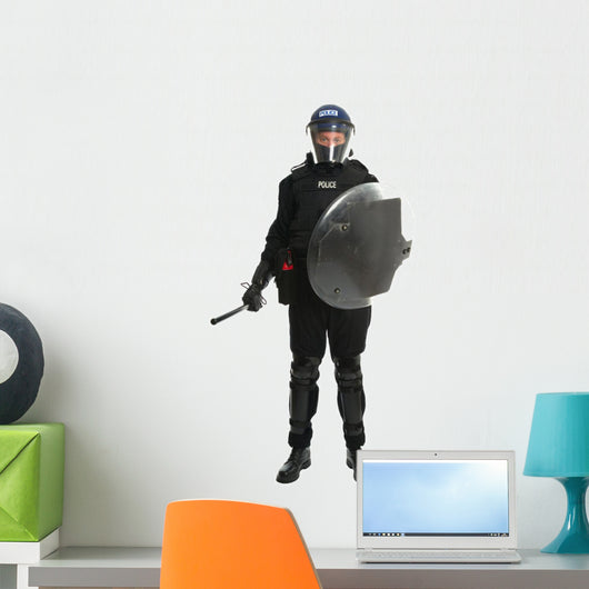 Police riot officer Wall Decal
