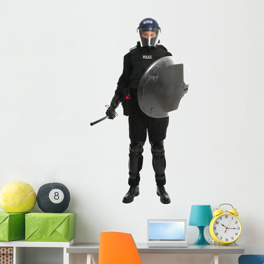 Police riot officer Wall Decal