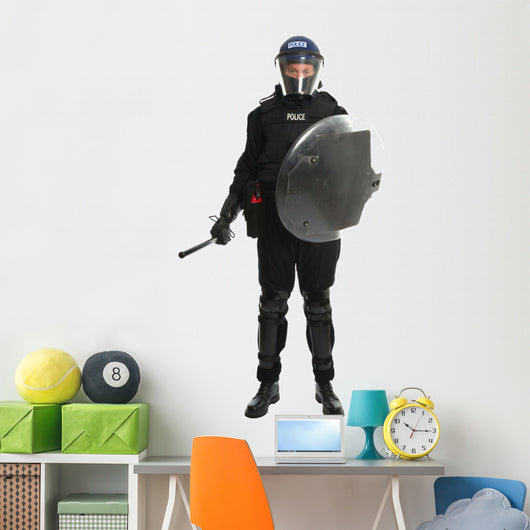 Police riot officer Wall Decal