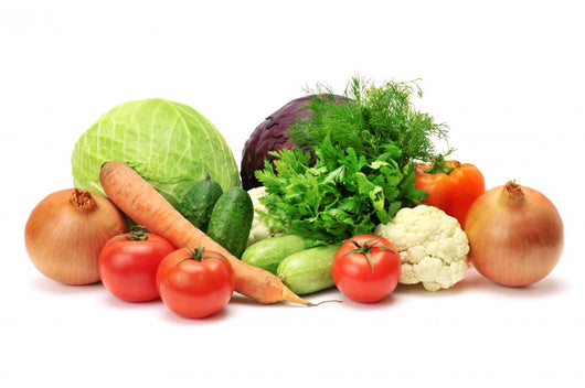 Vegetables White Wall Decal