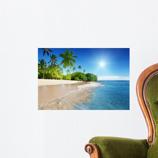 Caribbean Sea and Palms