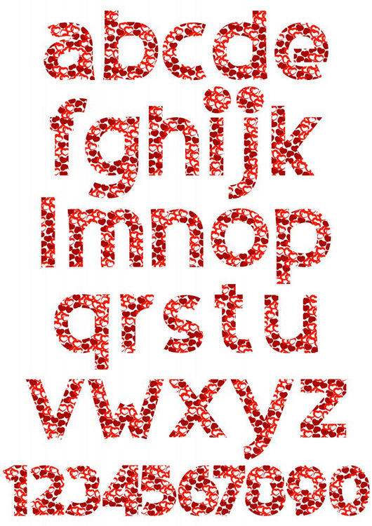 Alphabet Wall Decal Sticker Set