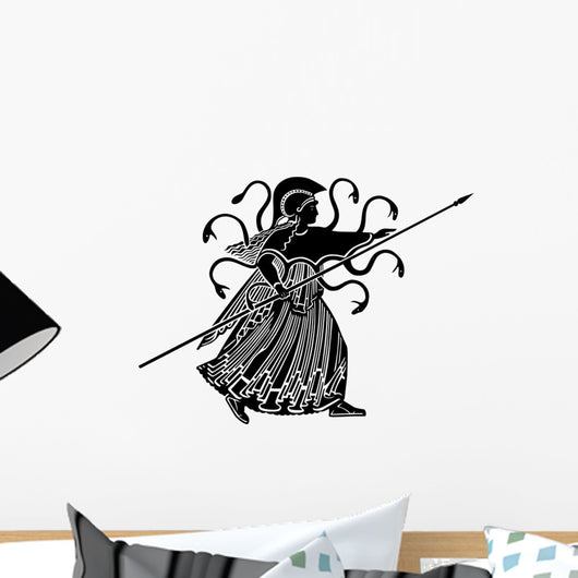 Warrior Gorgon Medusa Mythology Wall Decal
