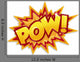 cartoon pow Wall Decal